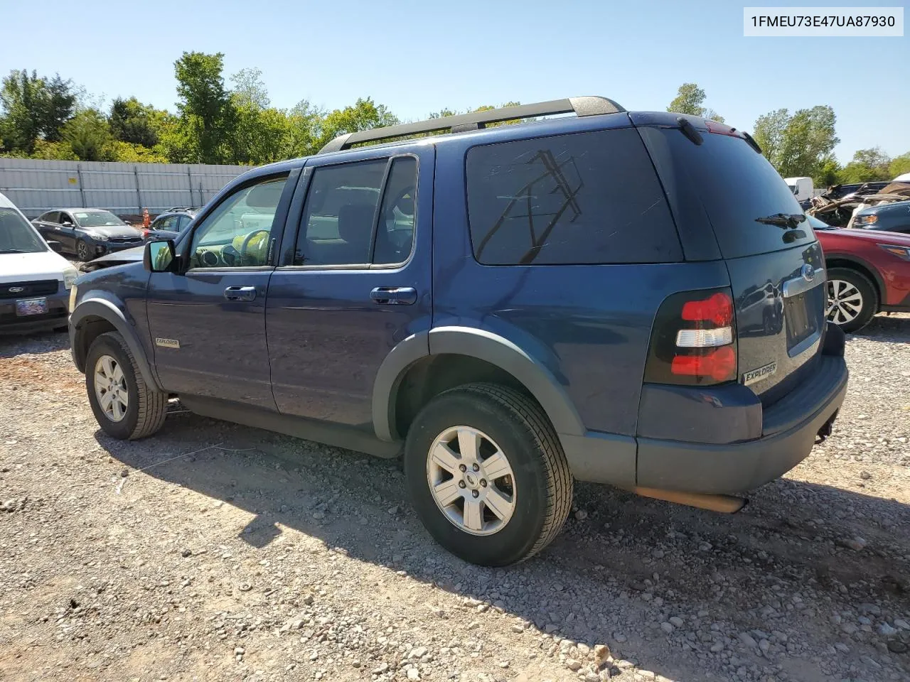 2007 Ford Explorer Xlt VIN: 1FMEU73E47UA87930 Lot: 74372094