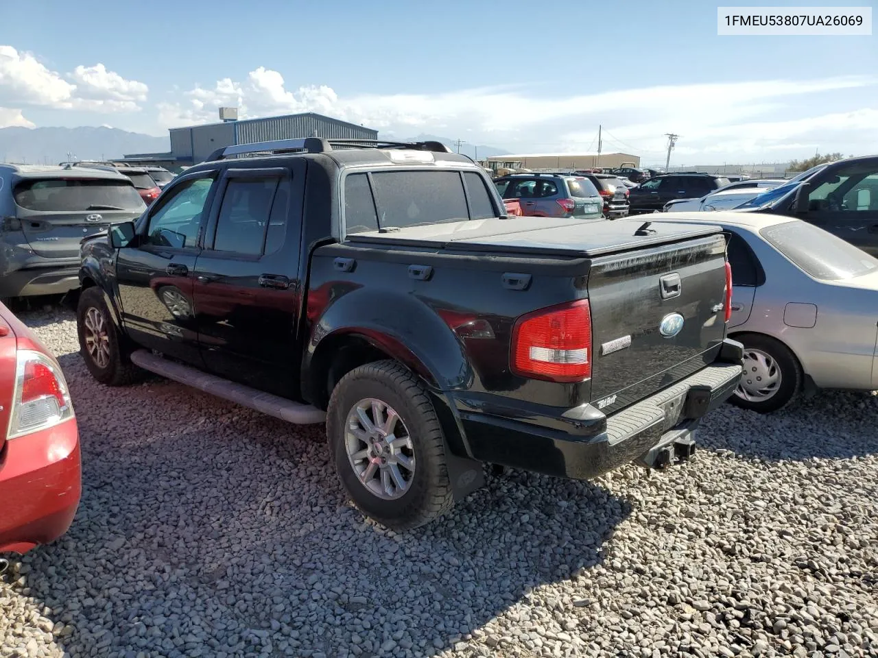 1FMEU53807UA26069 2007 Ford Explorer Sport Trac Limited