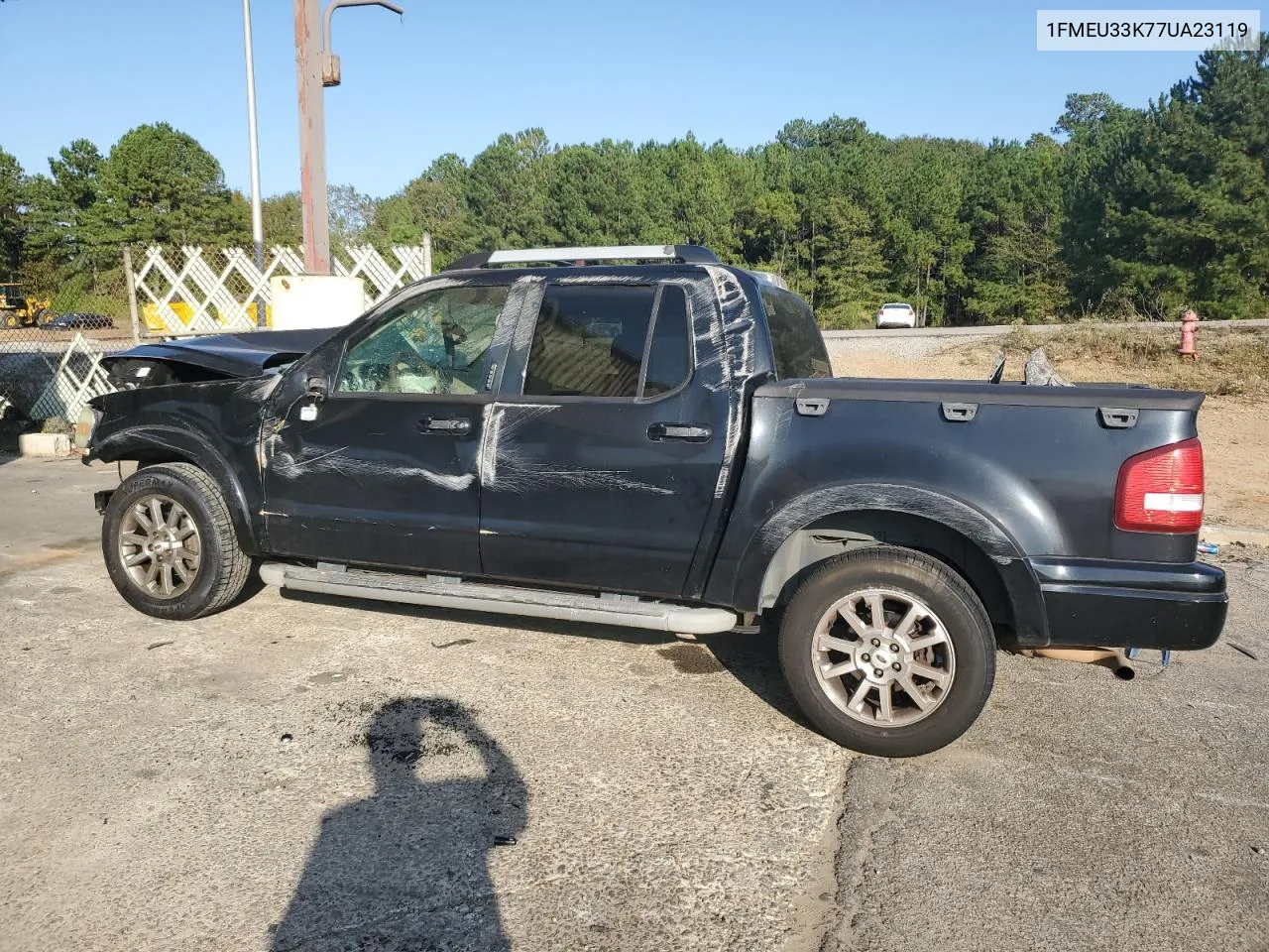 2007 Ford Explorer Sport Trac Limited VIN: 1FMEU33K77UA23119 Lot: 75441174