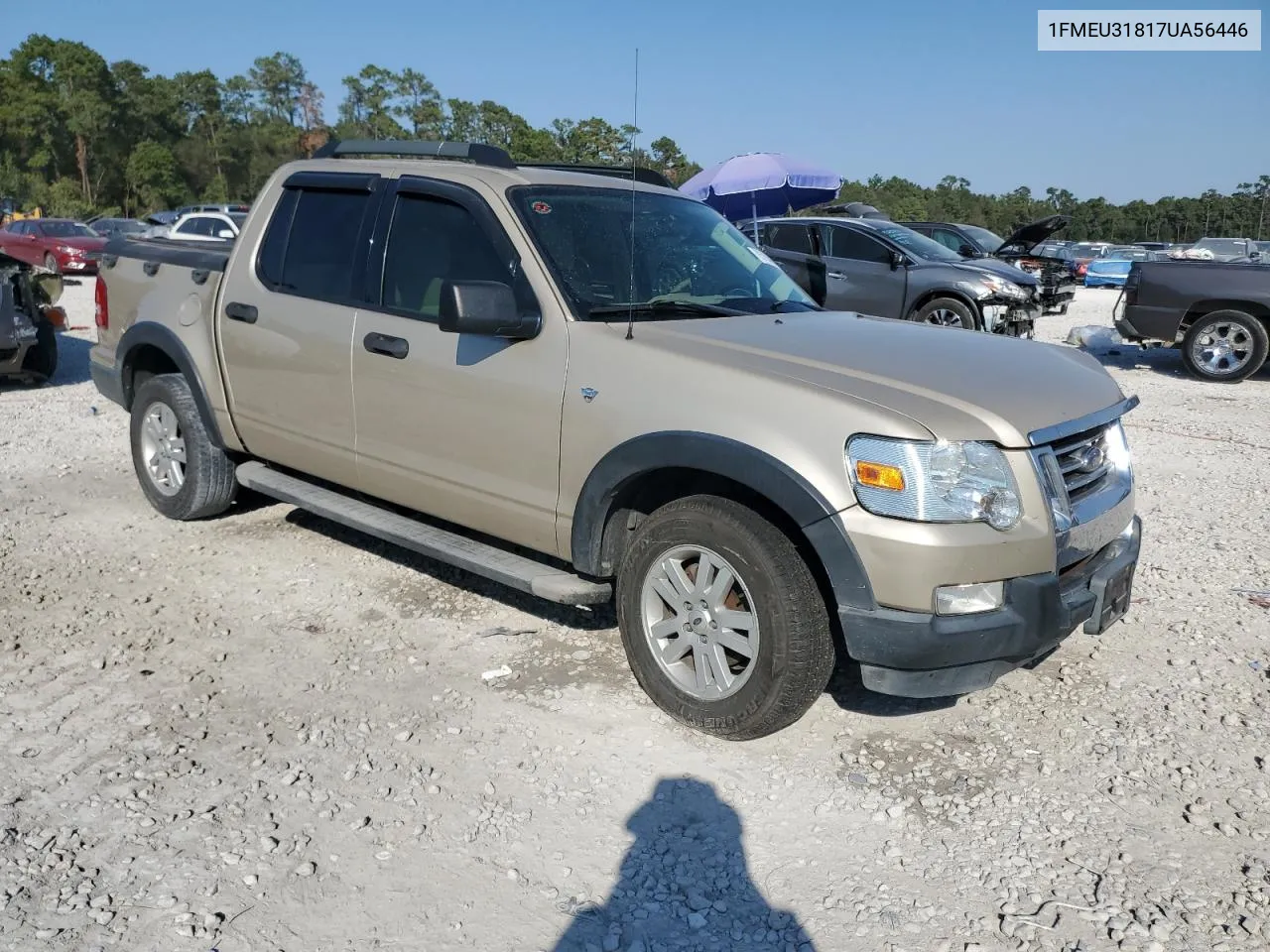 2007 Ford Explorer Sport Trac Xlt VIN: 1FMEU31817UA56446 Lot: 75733894