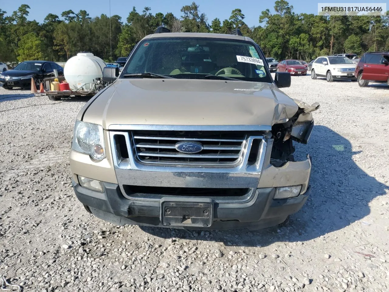 2007 Ford Explorer Sport Trac Xlt VIN: 1FMEU31817UA56446 Lot: 75733894