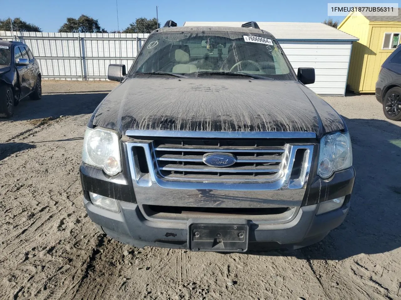 2007 Ford Explorer Sport Trac Xlt VIN: 1FMEU31877UB56311 Lot: 76069664