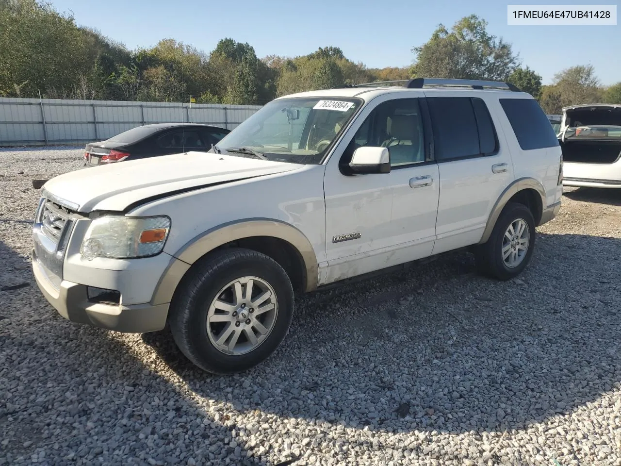 2007 Ford Explorer Eddie Bauer VIN: 1FMEU64E47UB41428 Lot: 76324864