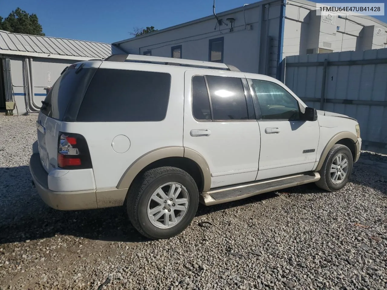 2007 Ford Explorer Eddie Bauer VIN: 1FMEU64E47UB41428 Lot: 76324864