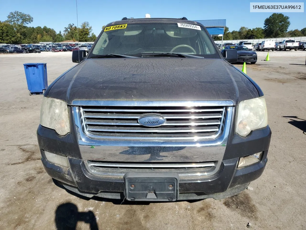 1FMEU63E37UA99612 2007 Ford Explorer Xlt