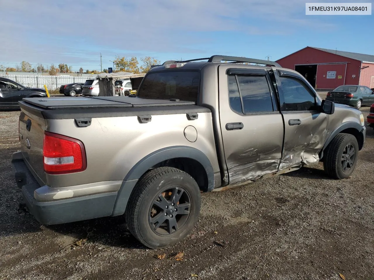 1FMEU31K97UA08401 2007 Ford Explorer Sport Trac Xlt