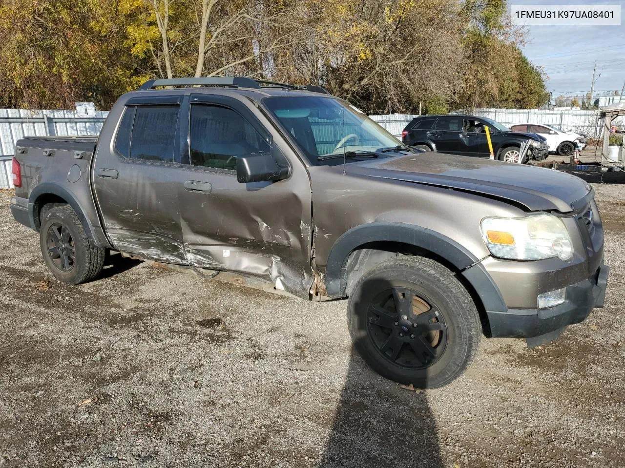 1FMEU31K97UA08401 2007 Ford Explorer Sport Trac Xlt