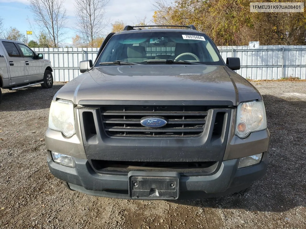 1FMEU31K97UA08401 2007 Ford Explorer Sport Trac Xlt