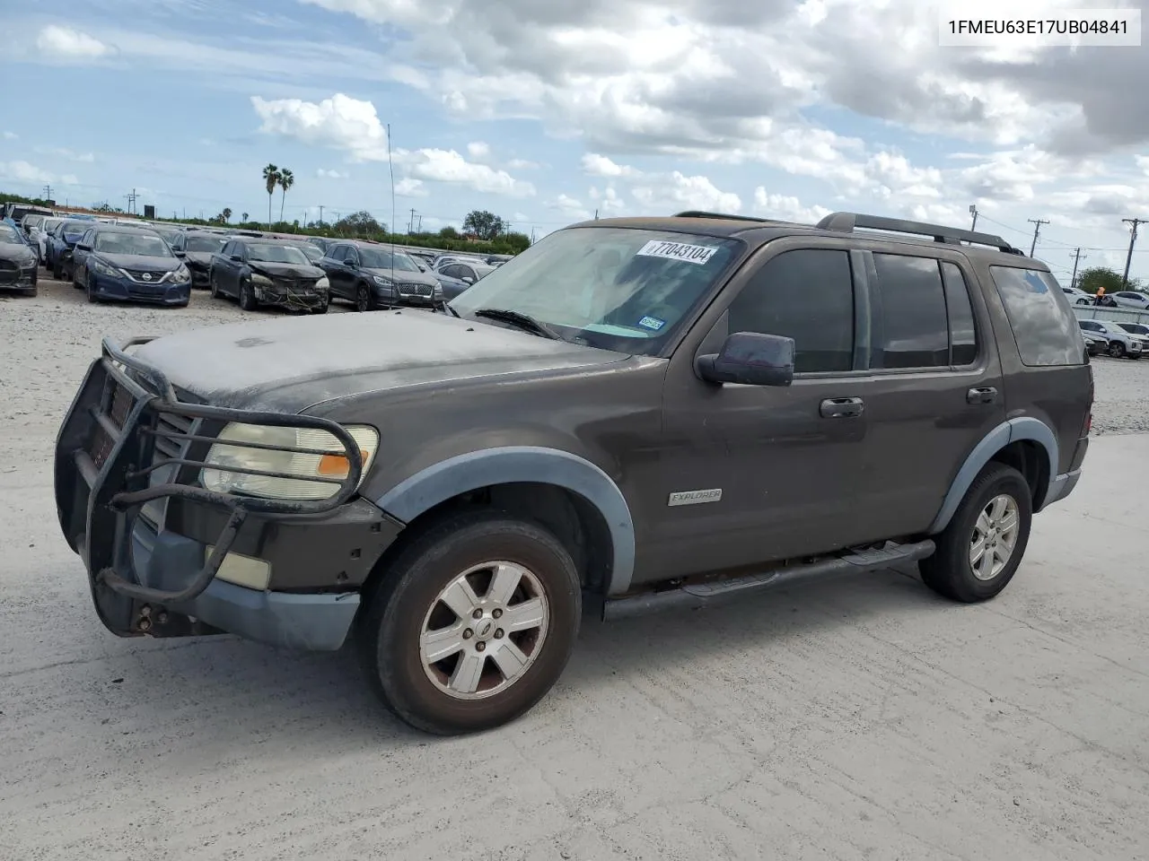 2007 Ford Explorer Xlt VIN: 1FMEU63E17UB04841 Lot: 77043104