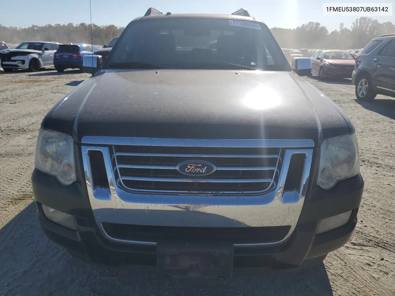 2007 Ford Explorer Sport Trac Limited VIN: 1FMEU53807UB63142 Lot: 77136534