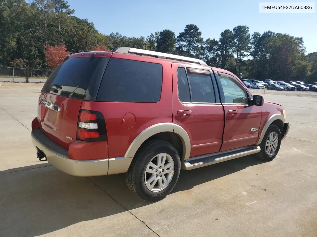 2007 Ford Explorer Eddie Bauer VIN: 1FMEU64E37UA60386 Lot: 77975564