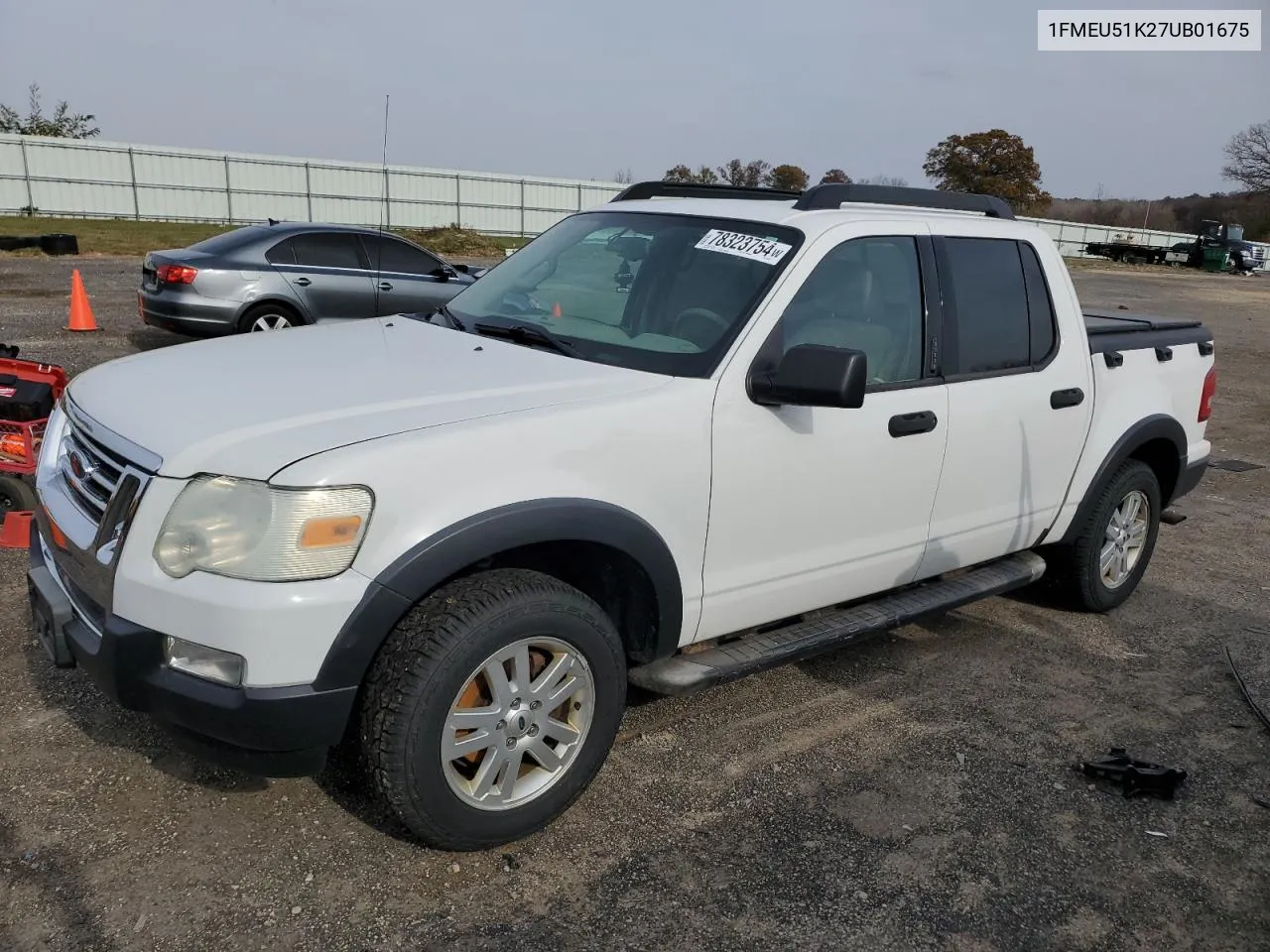 2007 Ford Explorer Sport Trac Xlt VIN: 1FMEU51K27UB01675 Lot: 78323754