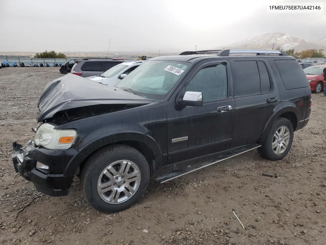 2007 Ford Explorer Limited VIN: 1FMEU75E87UA42146 Lot: 78501104