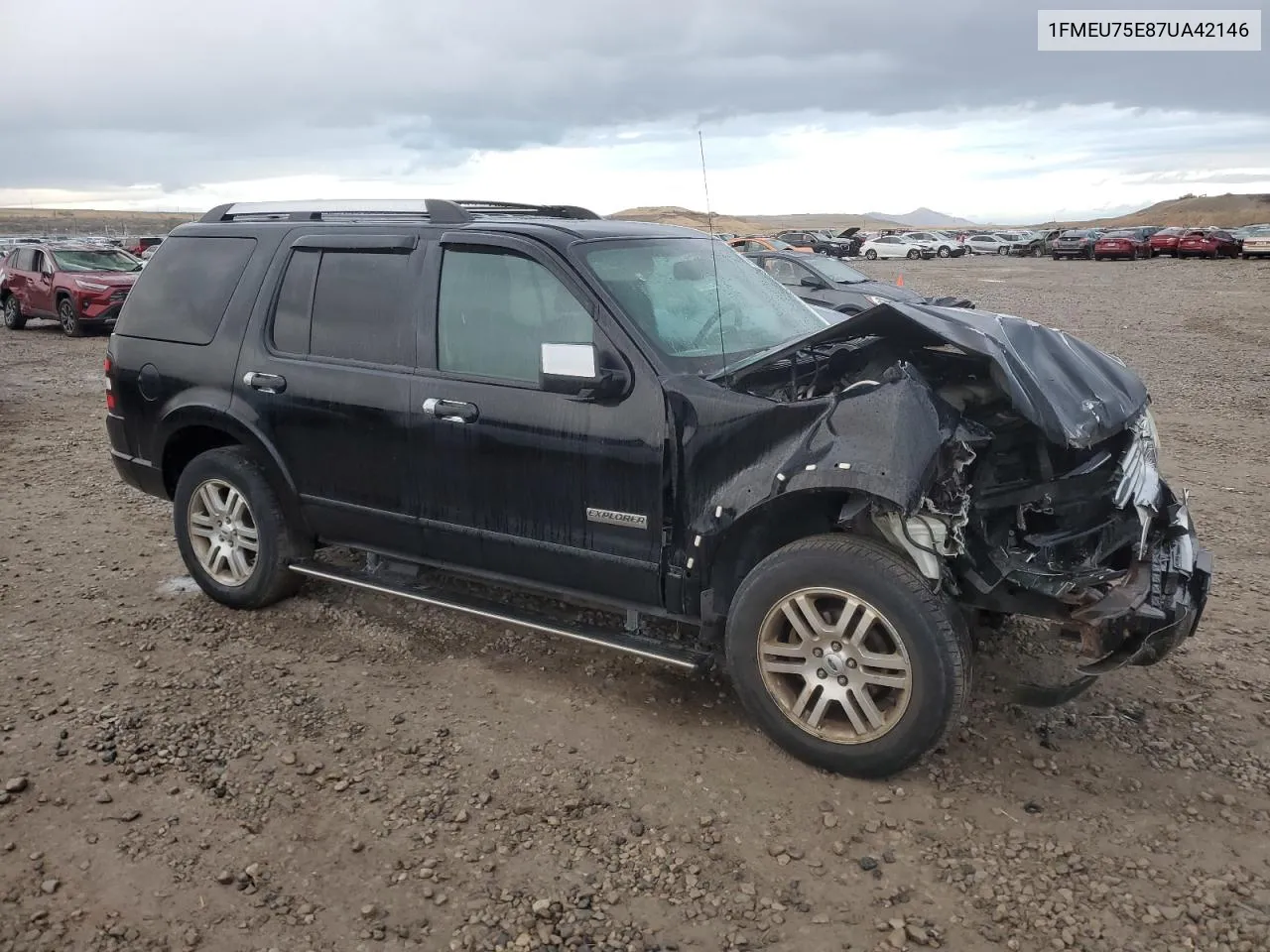 2007 Ford Explorer Limited VIN: 1FMEU75E87UA42146 Lot: 78501104