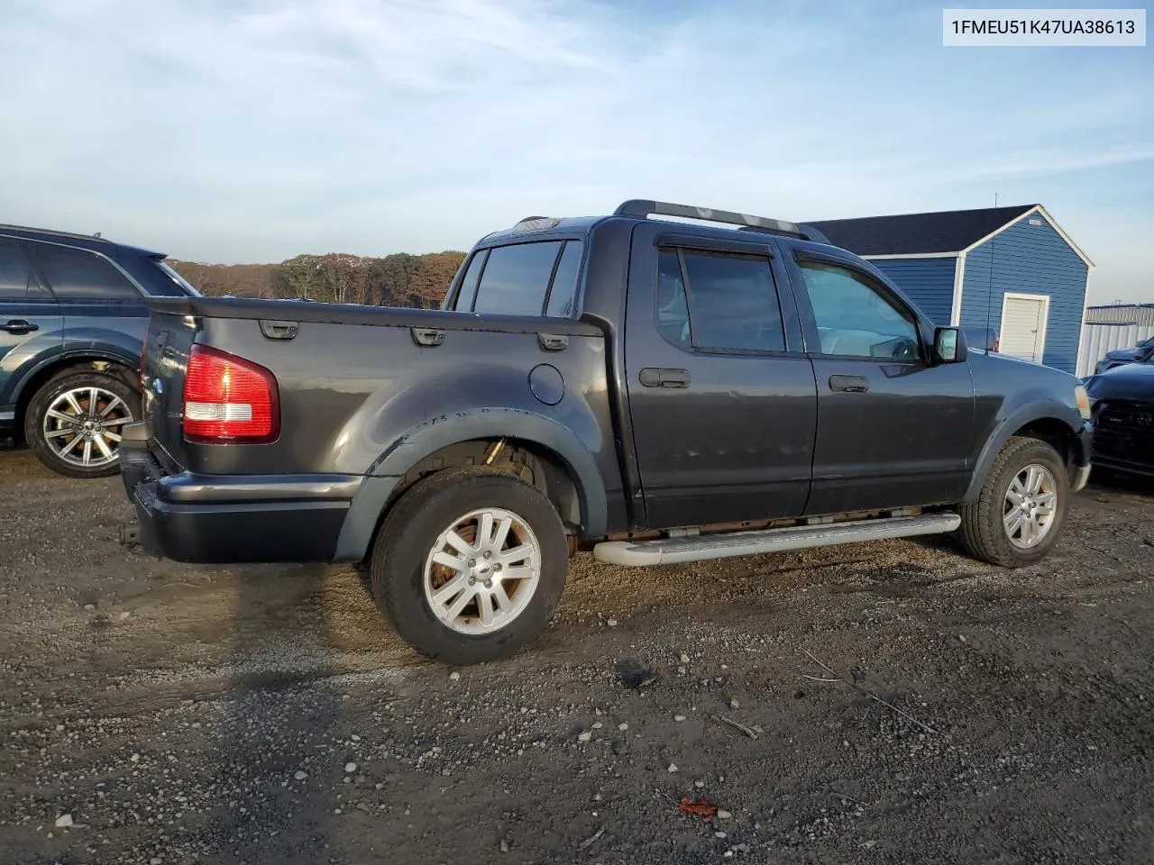 2007 Ford Explorer Sport Trac Xlt VIN: 1FMEU51K47UA38613 Lot: 78871634