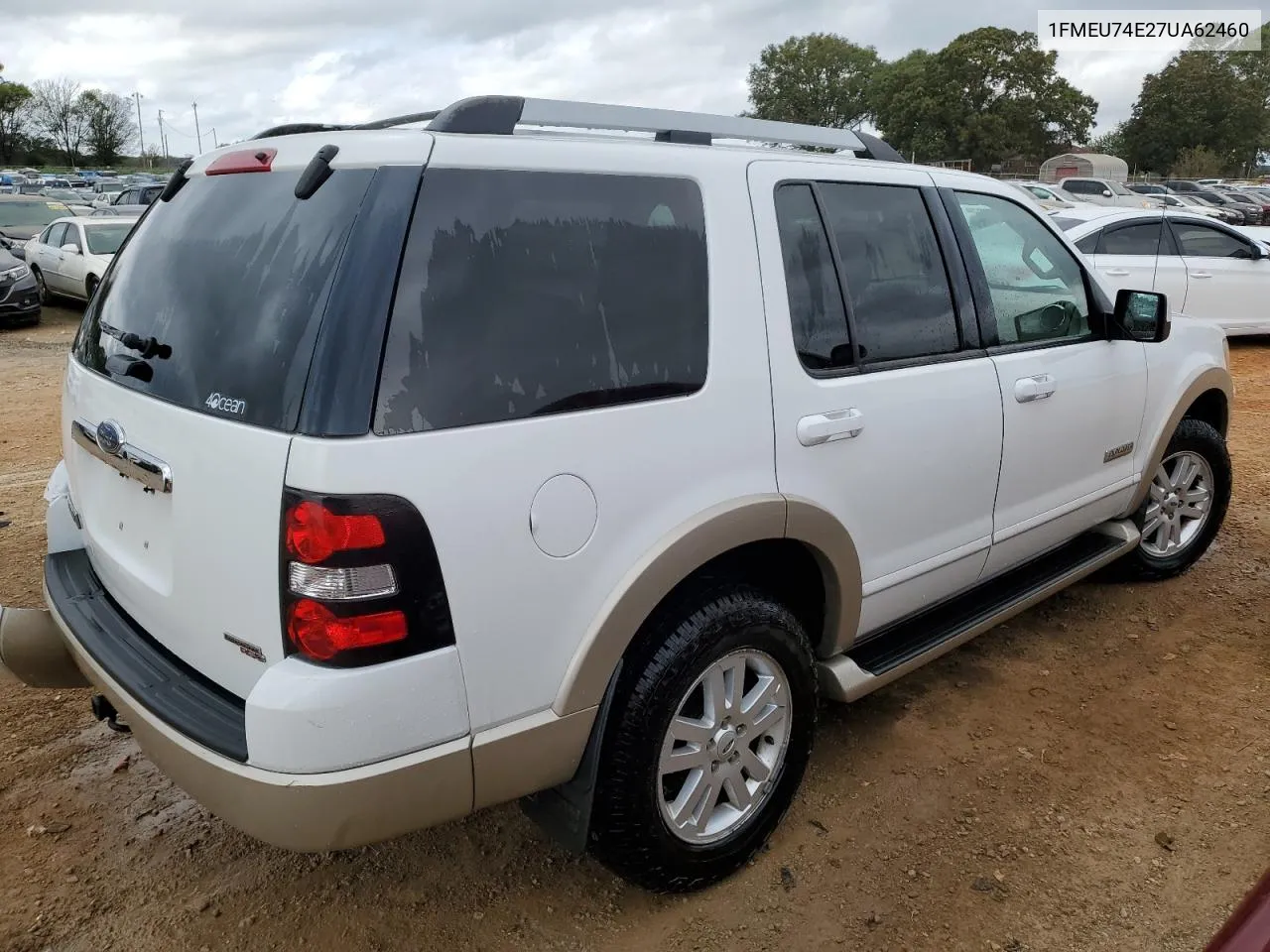 2007 Ford Explorer Eddie Bauer VIN: 1FMEU74E27UA62460 Lot: 79132424