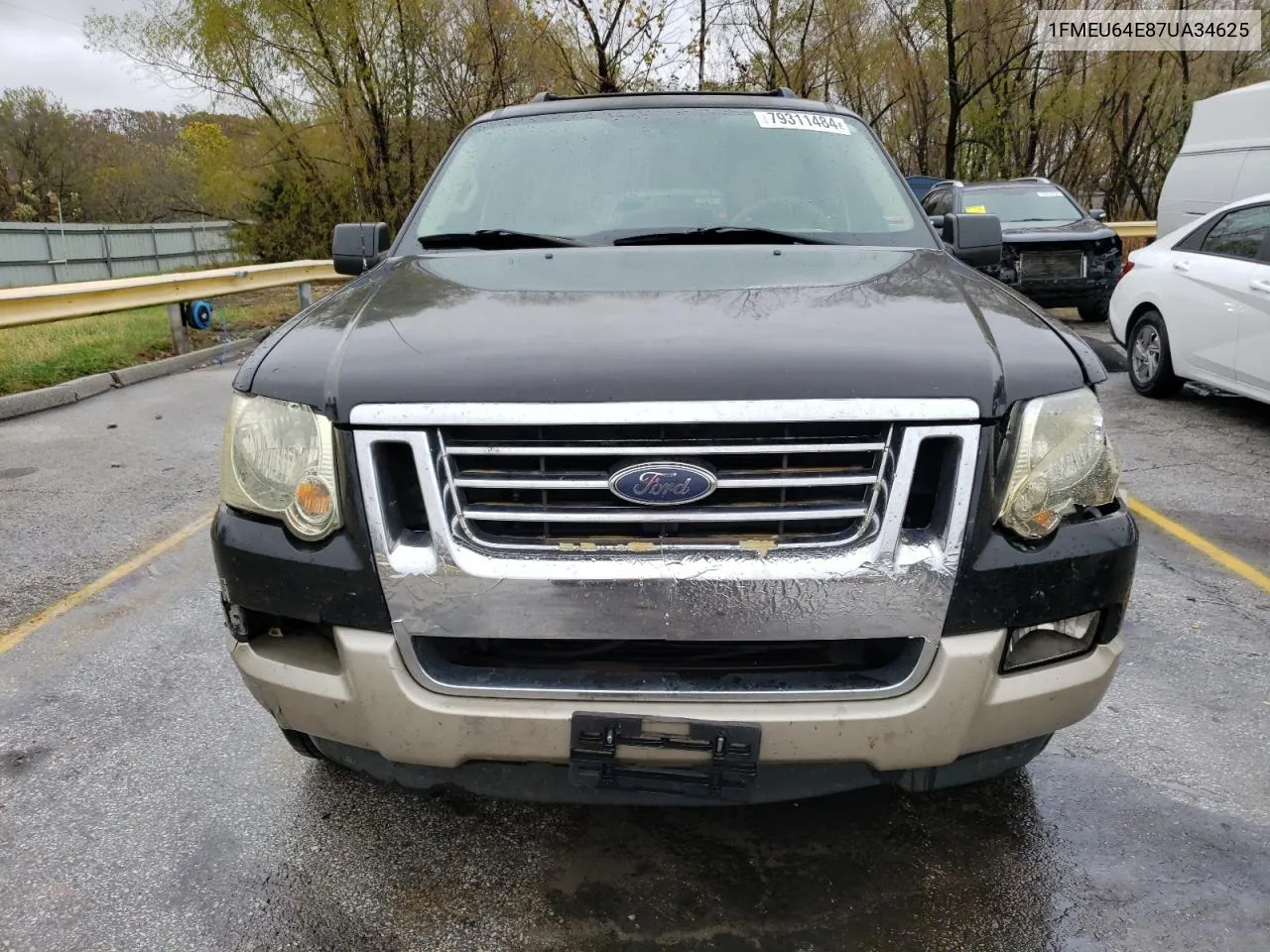 2007 Ford Explorer Eddie Bauer VIN: 1FMEU64E87UA34625 Lot: 79311484