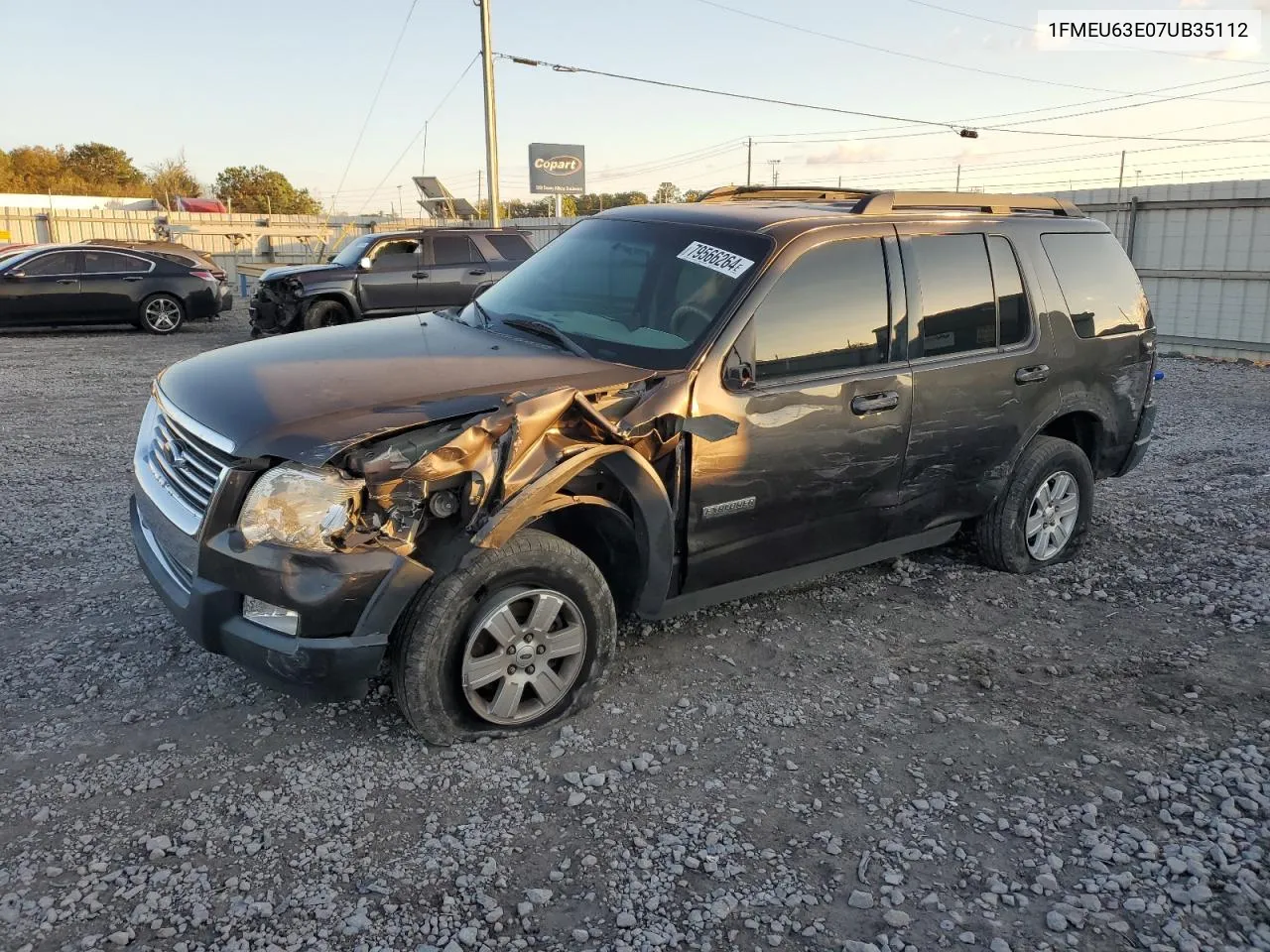 2007 Ford Explorer Xlt VIN: 1FMEU63E07UB35112 Lot: 79566264