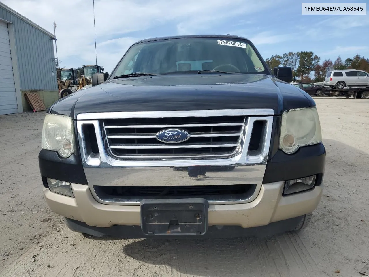 2007 Ford Explorer Eddie Bauer VIN: 1FMEU64E97UA58545 Lot: 79670014