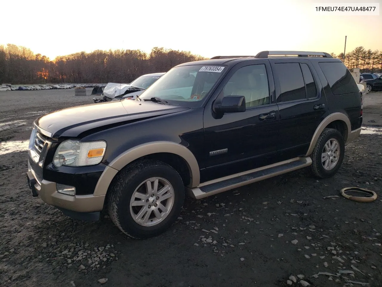 2007 Ford Explorer Eddie Bauer VIN: 1FMEU74E47UA48477 Lot: 79763354