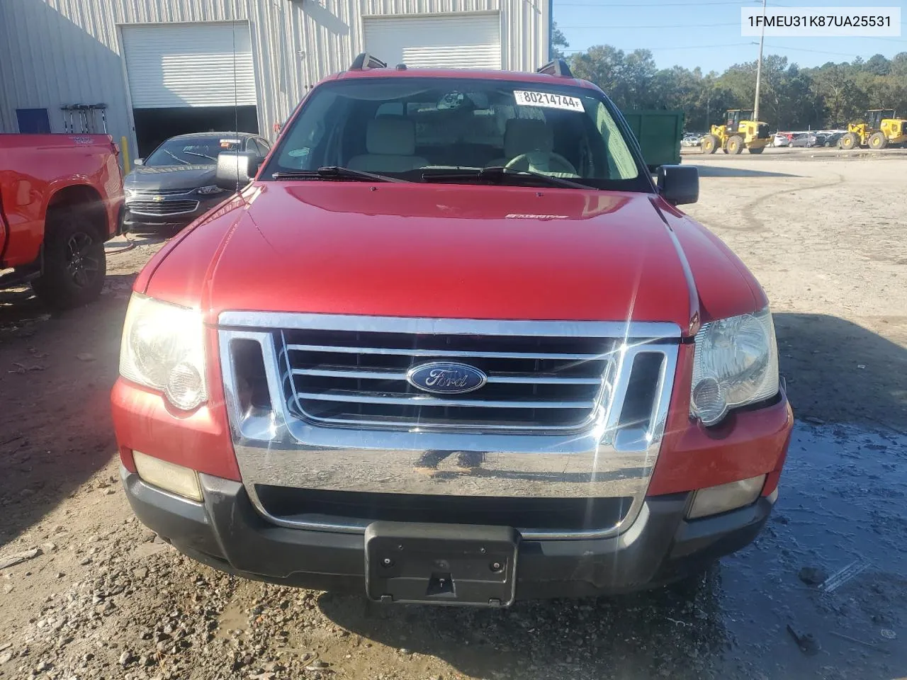 2007 Ford Explorer Sport Trac Xlt VIN: 1FMEU31K87UA25531 Lot: 80214744