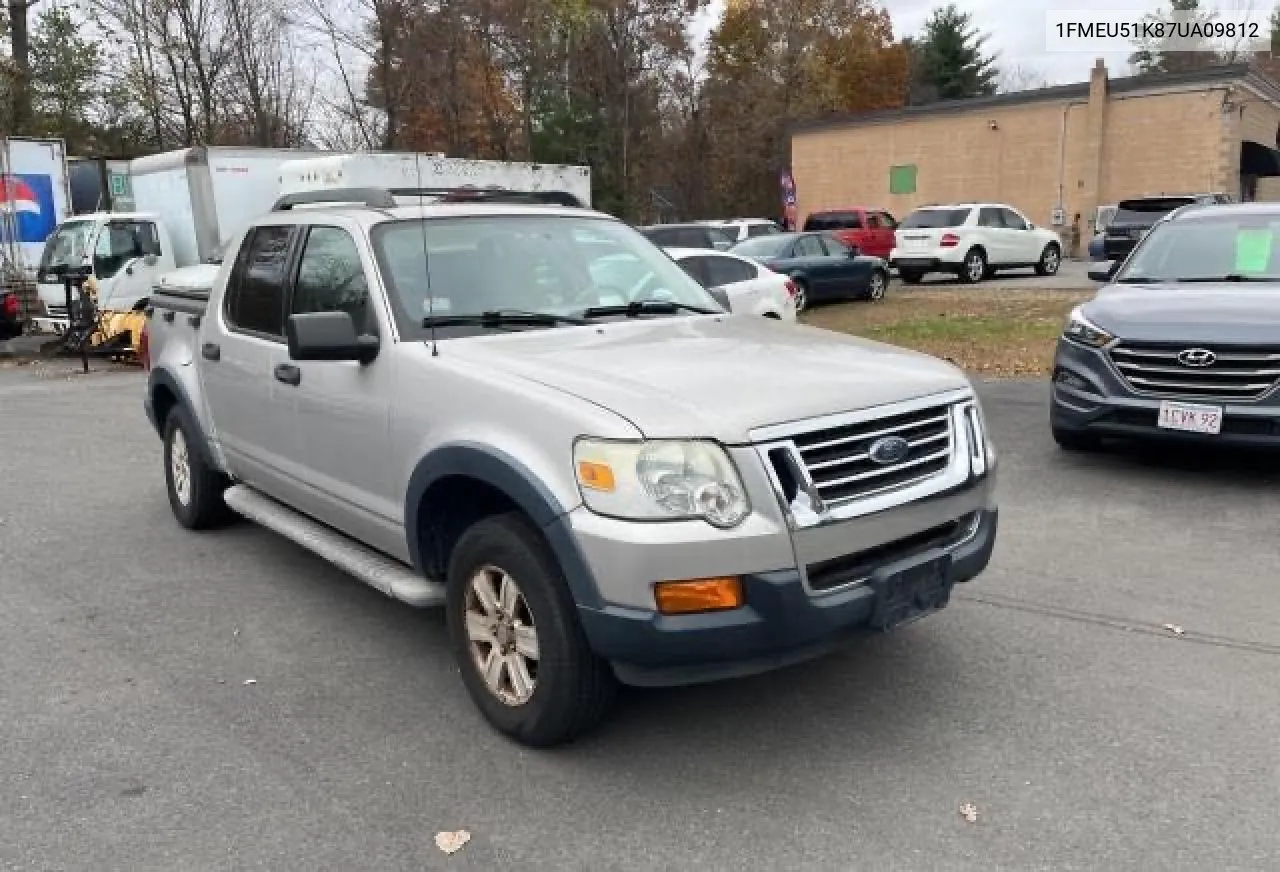 2007 Ford Explorer Sport Trac Xlt VIN: 1FMEU51K87UA09812 Lot: 80511824