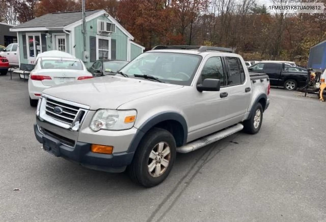 2007 Ford Explorer Sport Trac Xlt VIN: 1FMEU51K87UA09812 Lot: 80511824