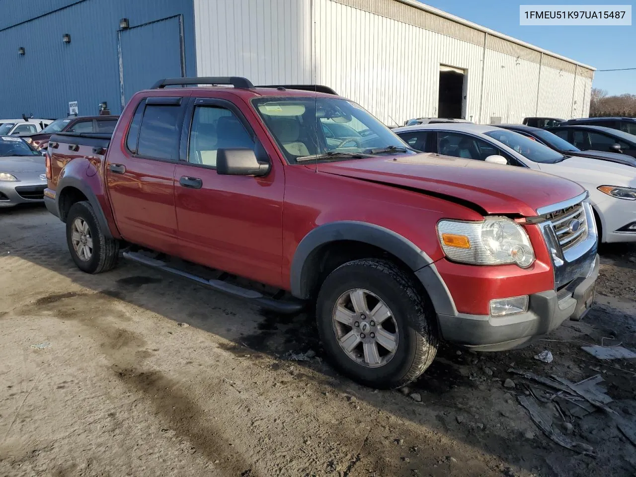 2007 Ford Explorer Sport Trac Xlt VIN: 1FMEU51K97UA15487 Lot: 81594514