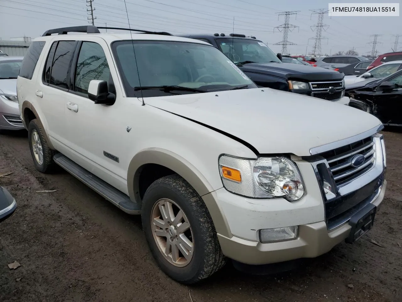 1FMEU74818UA15514 2008 Ford Explorer Eddie Bauer