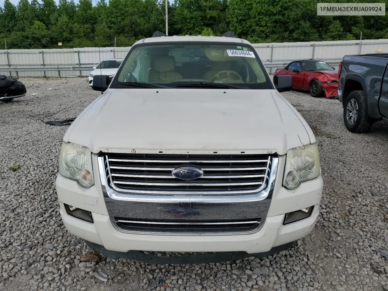 2008 Ford Explorer Xlt VIN: 1FMEU63EX8UA09924 Lot: 56634844