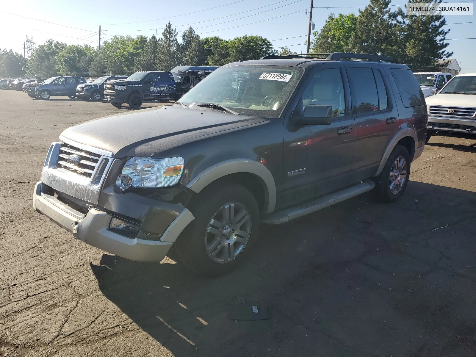 2008 Ford Explorer Eddie Bauer VIN: 1FMEU74E38UA14161 Lot: 57118984