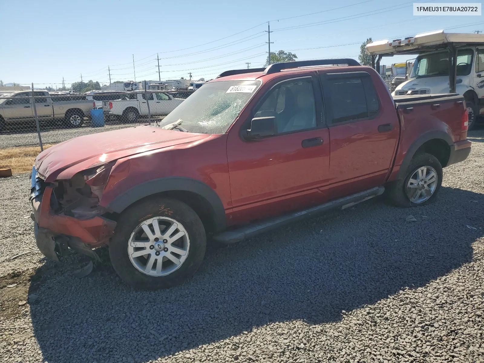 1FMEU31E78UA20722 2008 Ford Explorer Sport Trac Xlt