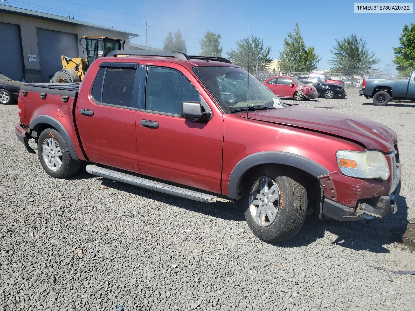 2008 Ford Explorer Sport Trac Xlt VIN: 1FMEU31E78UA20722 Lot: 61820844