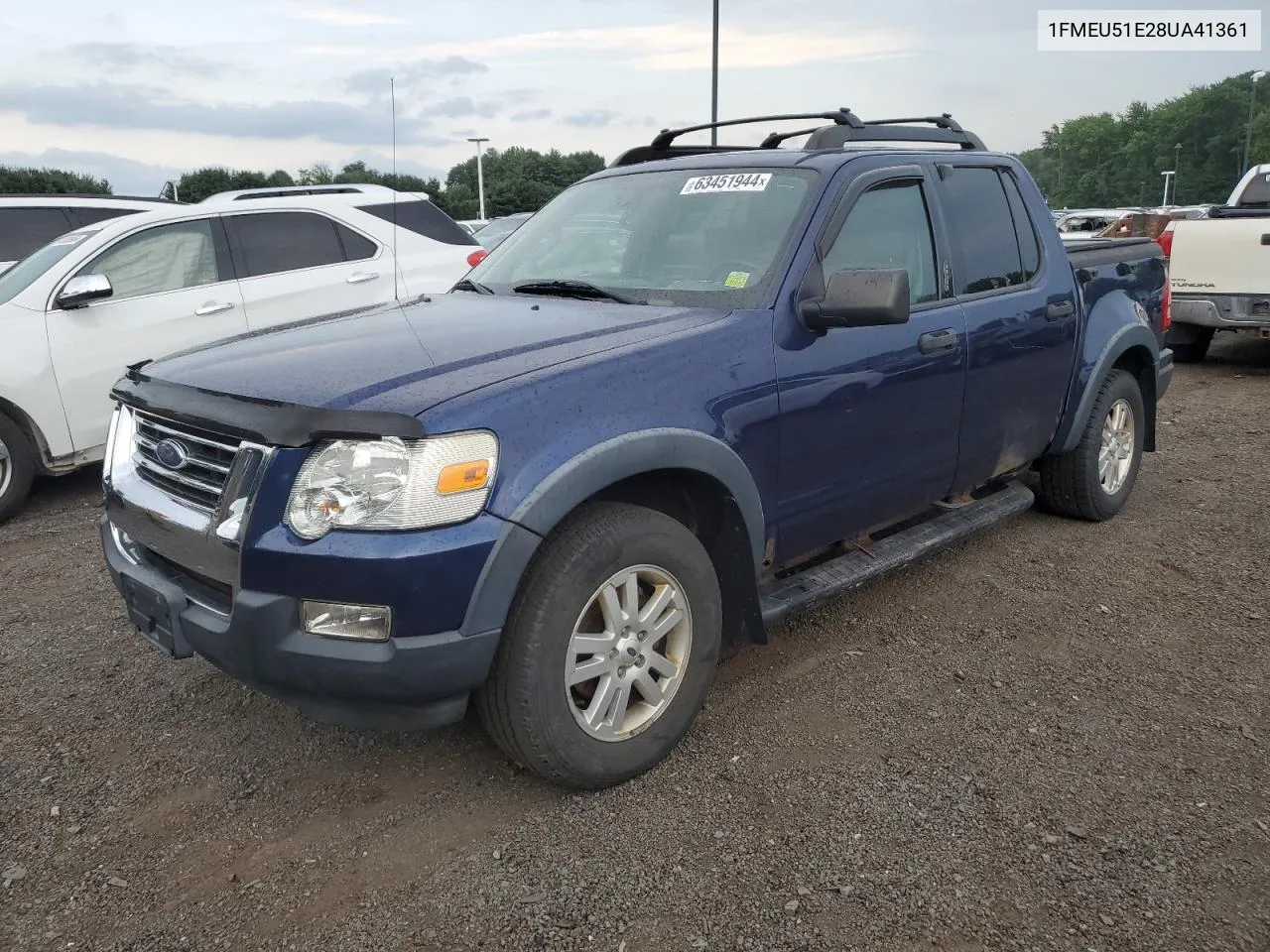 2008 Ford Explorer Sport Trac Xlt VIN: 1FMEU51E28UA41361 Lot: 63451944