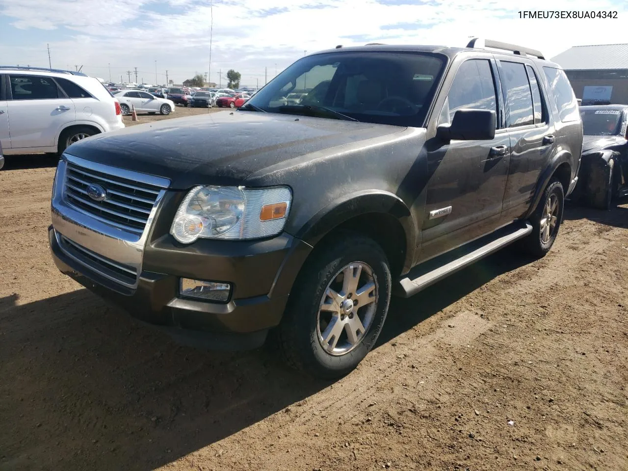 2008 Ford Explorer Xlt VIN: 1FMEU73EX8UA04342 Lot: 65475374