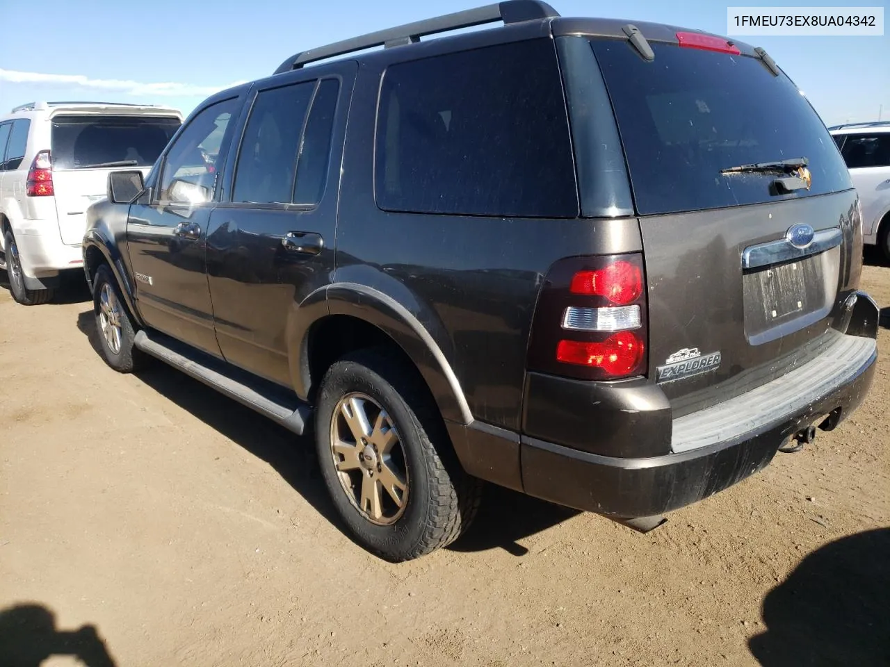 2008 Ford Explorer Xlt VIN: 1FMEU73EX8UA04342 Lot: 65475374