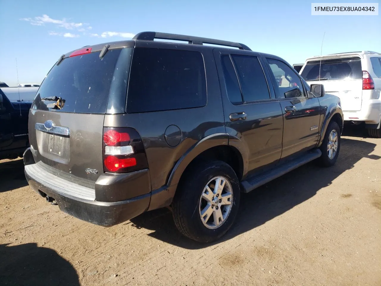 2008 Ford Explorer Xlt VIN: 1FMEU73EX8UA04342 Lot: 65475374