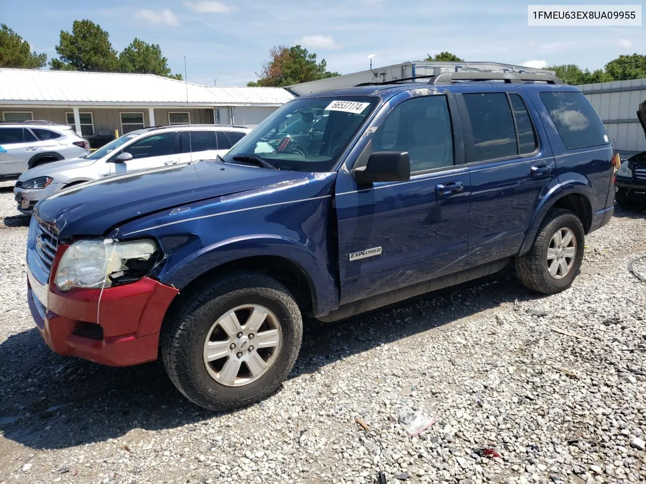 2008 Ford Explorer Xlt VIN: 1FMEU63EX8UA09955 Lot: 66537174