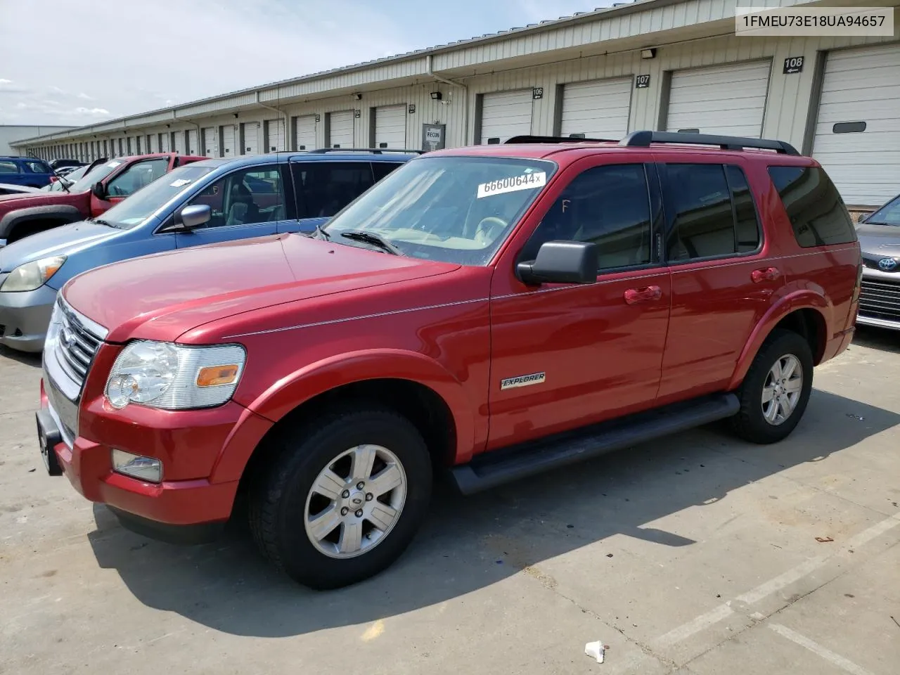 2008 Ford Explorer Xlt VIN: 1FMEU73E18UA94657 Lot: 66600644