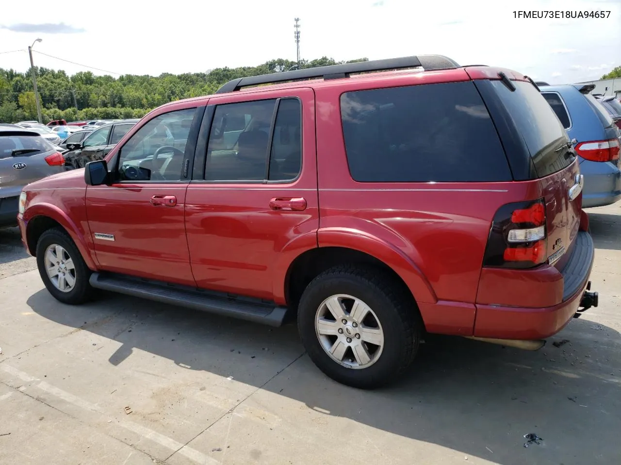 2008 Ford Explorer Xlt VIN: 1FMEU73E18UA94657 Lot: 66600644