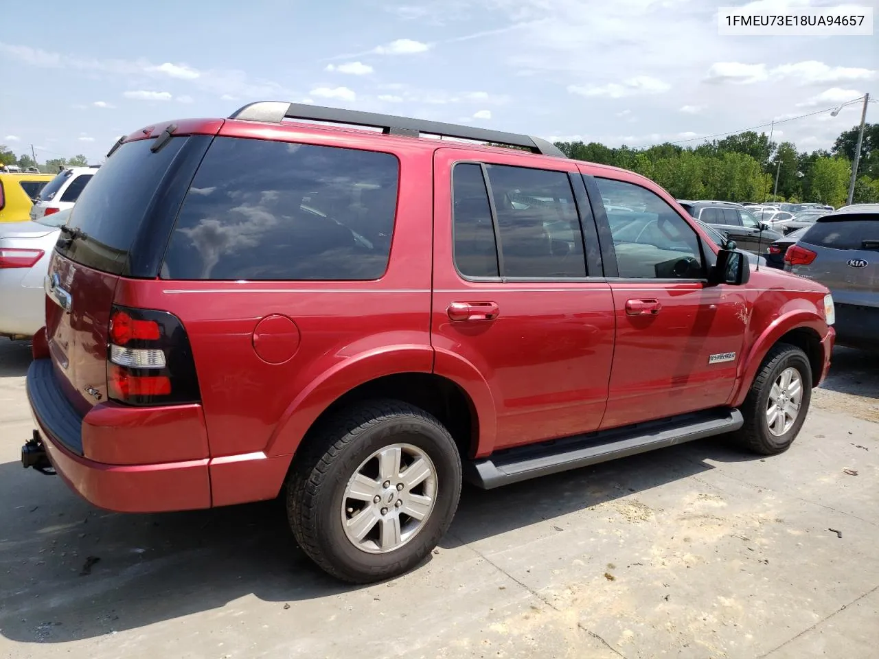 2008 Ford Explorer Xlt VIN: 1FMEU73E18UA94657 Lot: 66600644