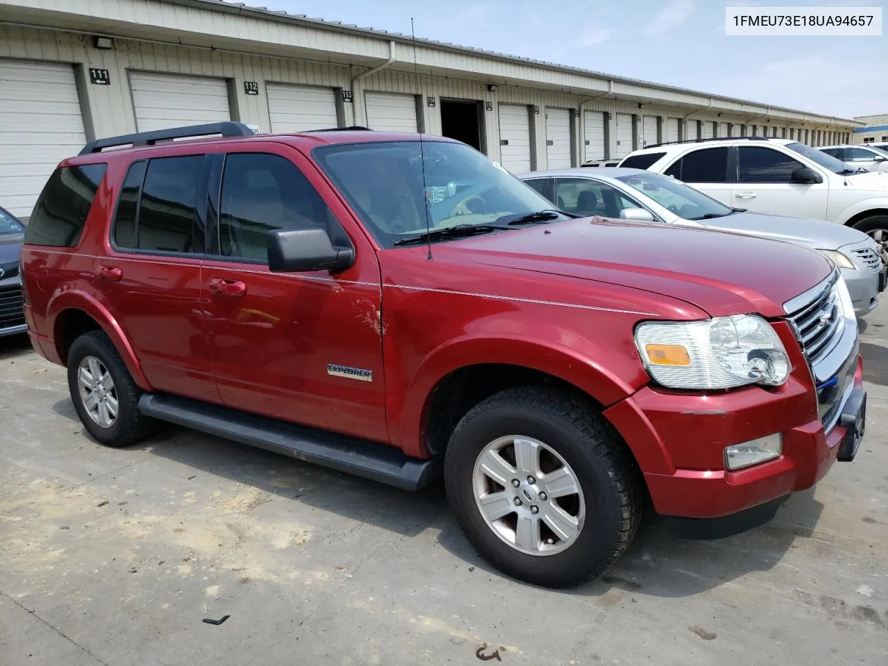 2008 Ford Explorer Xlt VIN: 1FMEU73E18UA94657 Lot: 66600644