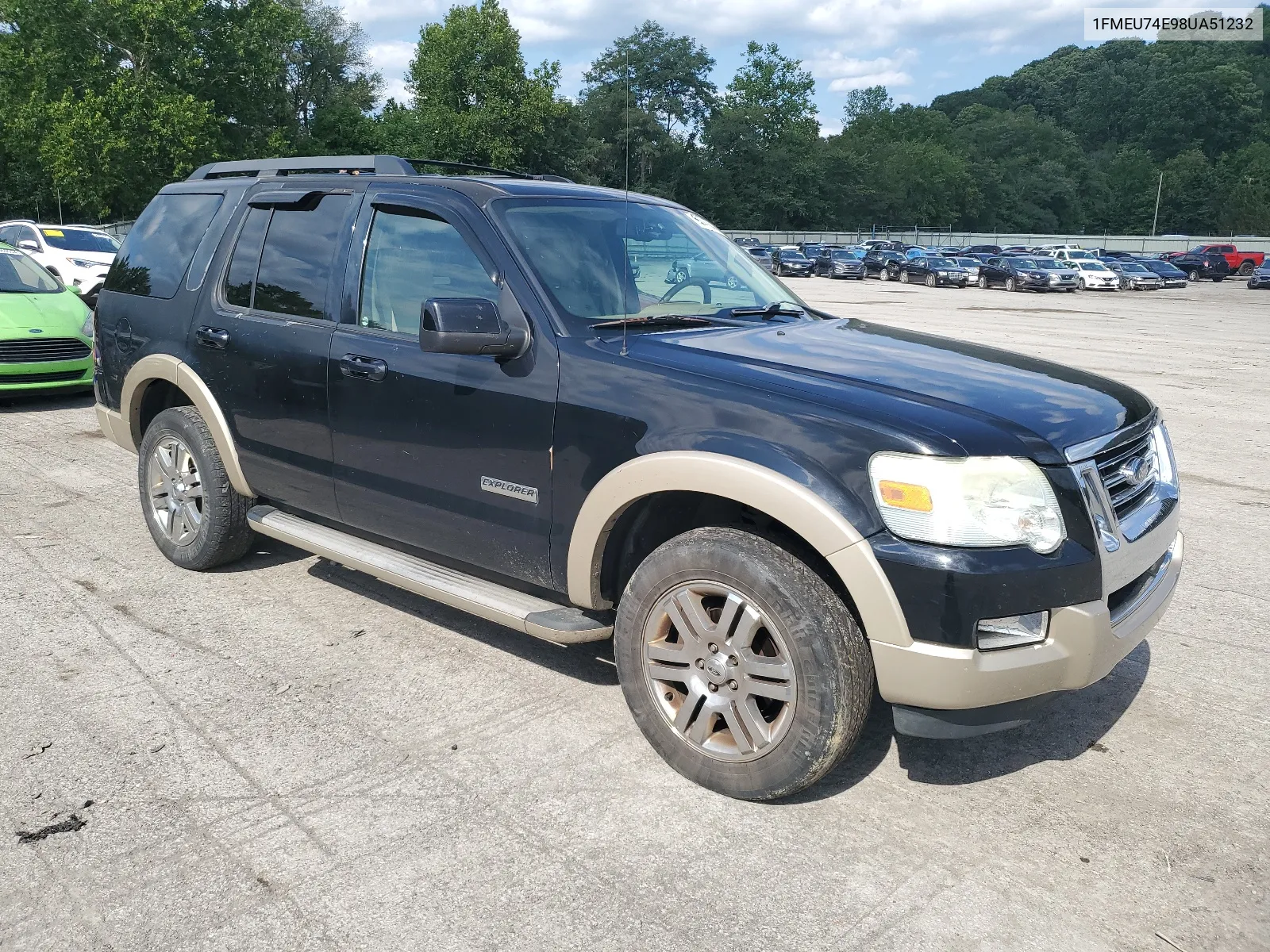 2008 Ford Explorer Eddie Bauer VIN: 1FMEU74E98UA51232 Lot: 66847844