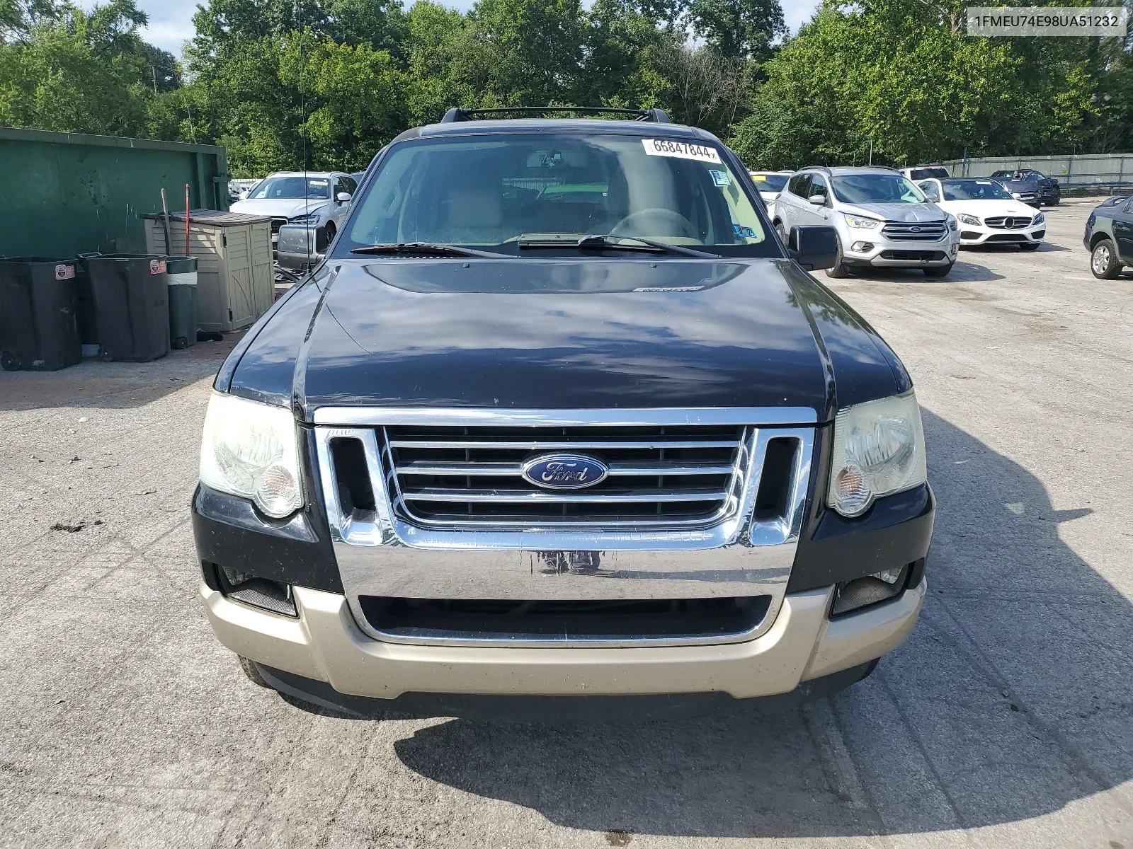 2008 Ford Explorer Eddie Bauer VIN: 1FMEU74E98UA51232 Lot: 66847844