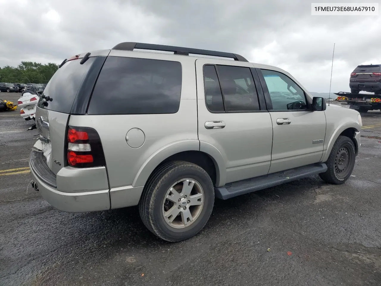 2008 Ford Explorer Xlt VIN: 1FMEU73E68UA67910 Lot: 66920194