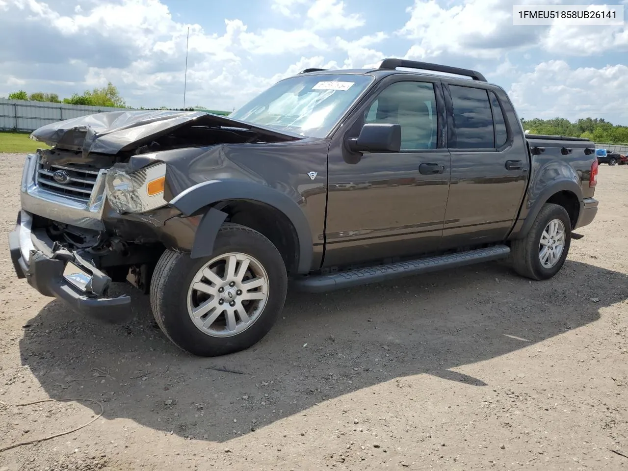 1FMEU51858UB26141 2008 Ford Explorer Sport Trac Xlt