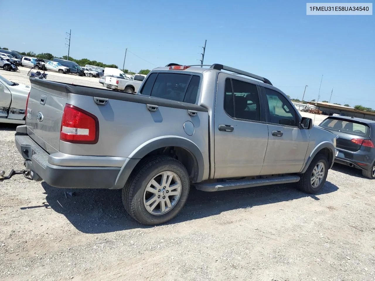 2008 Ford Explorer Sport Trac Xlt VIN: 1FMEU31E58UA34540 Lot: 67692634