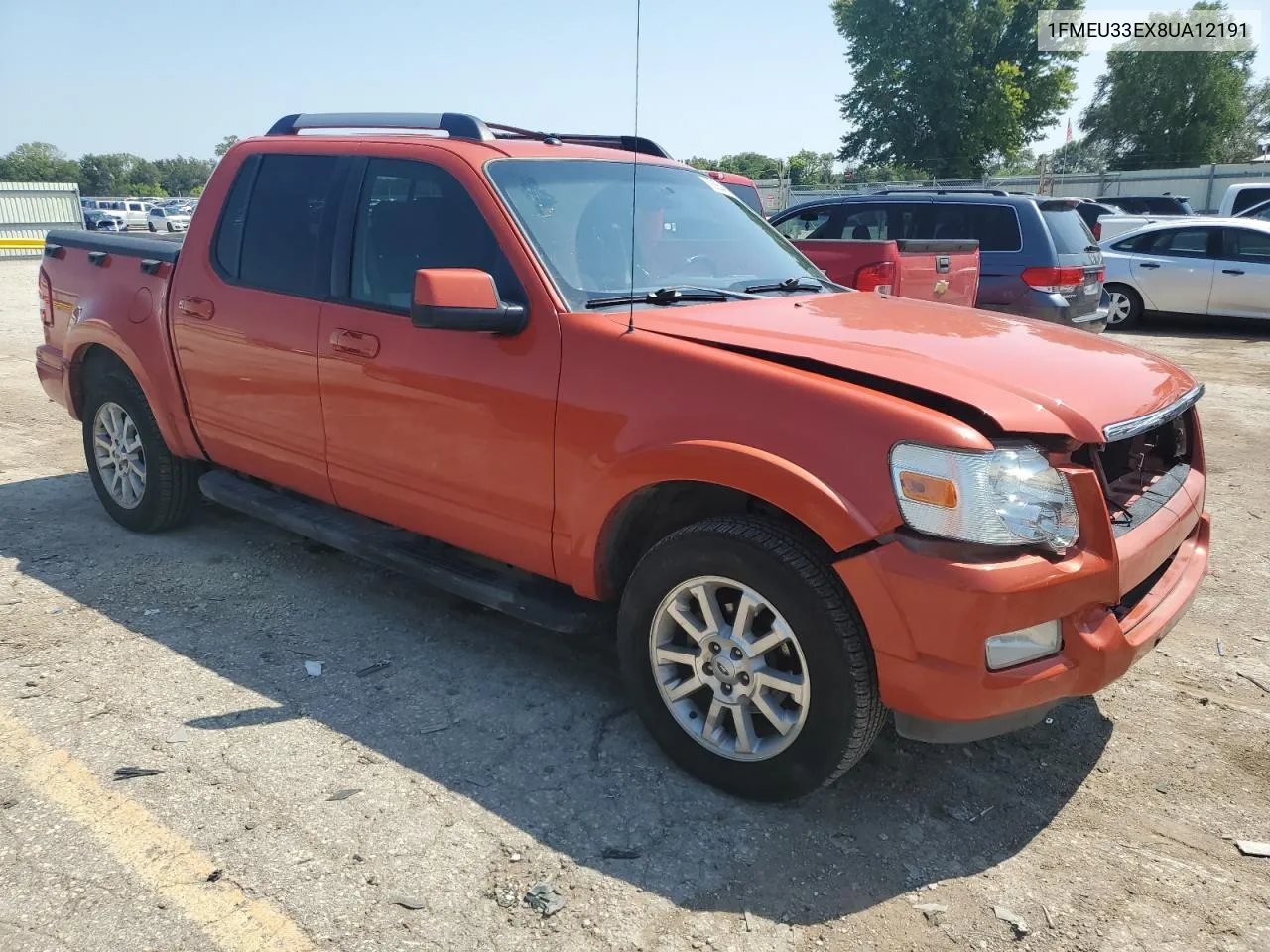 2008 Ford Explorer Sport Trac Limited VIN: 1FMEU33EX8UA12191 Lot: 68854824