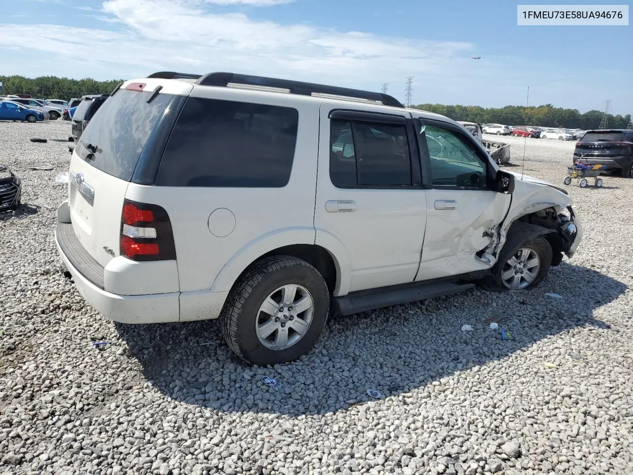 2008 Ford Explorer Xlt VIN: 1FMEU73E58UA94676 Lot: 69530004