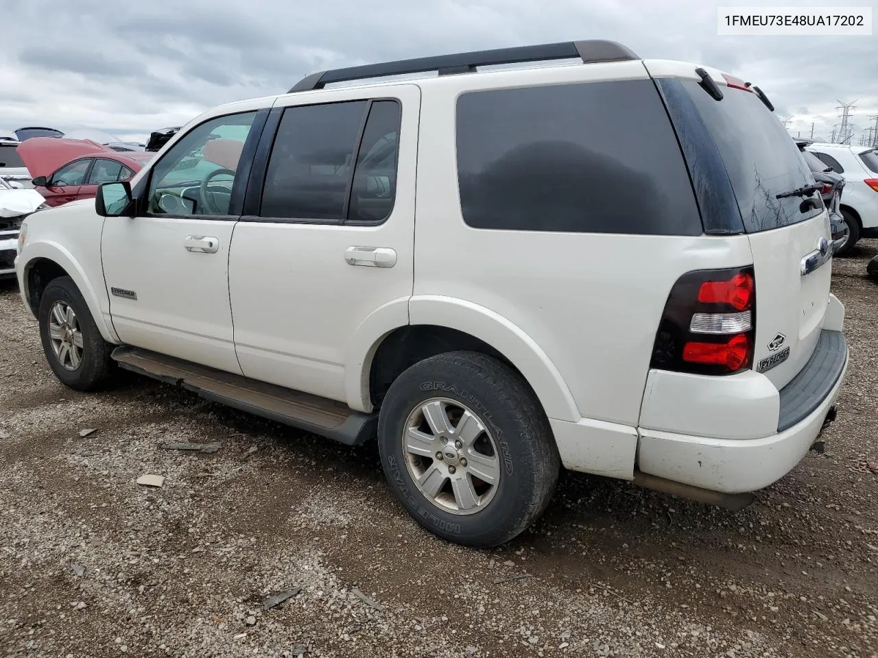 2008 Ford Explorer Xlt VIN: 1FMEU73E48UA17202 Lot: 69723824